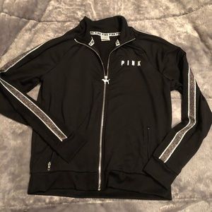 Black track jacket